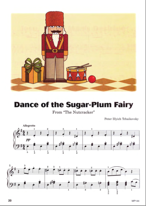 Dance of the Sugar-Plum Fairy from  Piano Christmas Level Four .