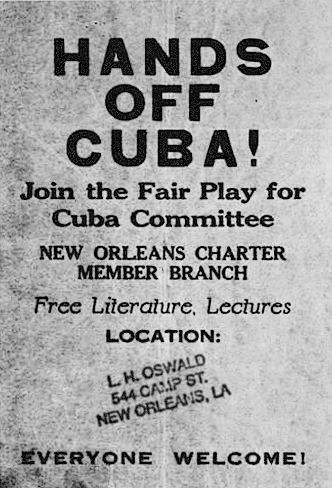Image result for fair play for cuba committee lee harvey oswald