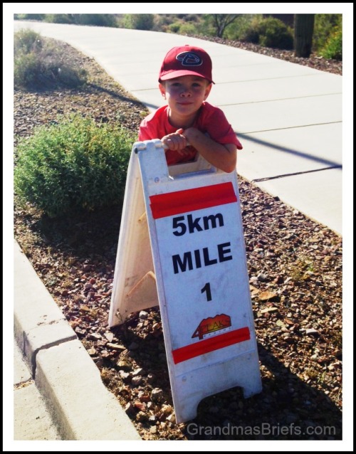 kids run mile marker