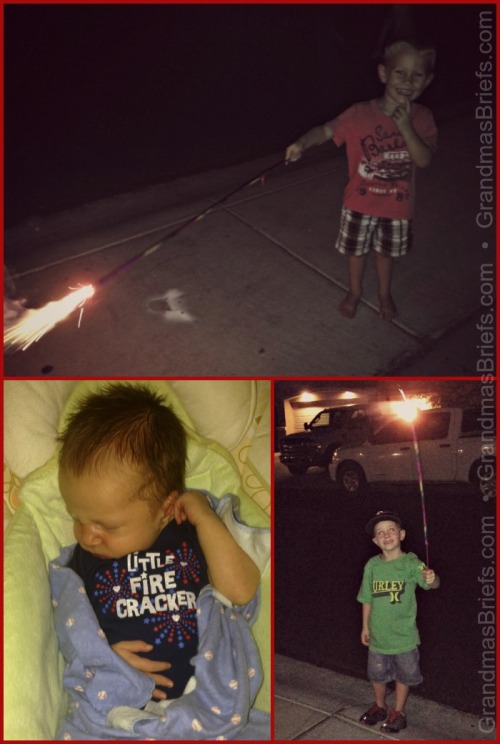 grandsons Fourth of July