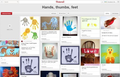 hands, thumbs, feet Pinterest board