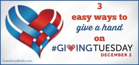 give a hand on giving tuesday