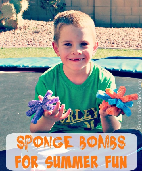 sponge bombs for summer fun