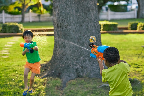 kids playing outside