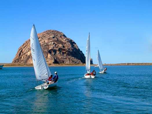 sailing around morro bay rock