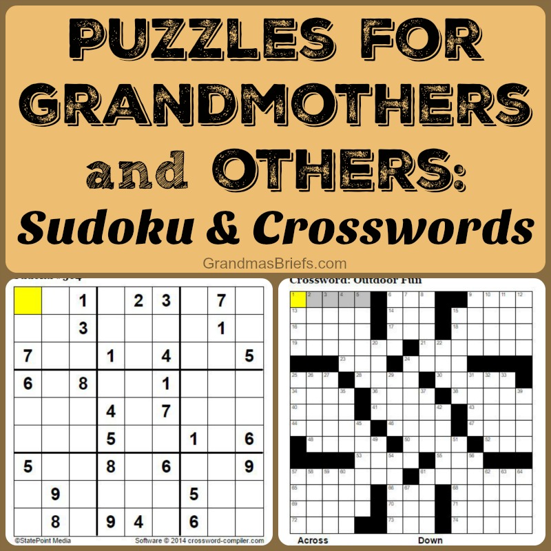 sudoku and crossword puzzles