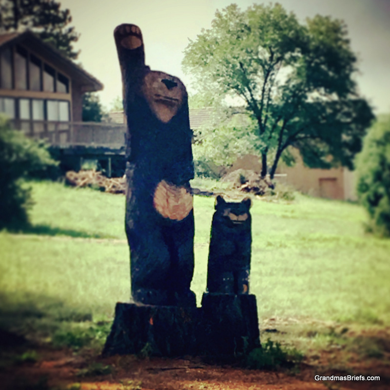 bear yard art
