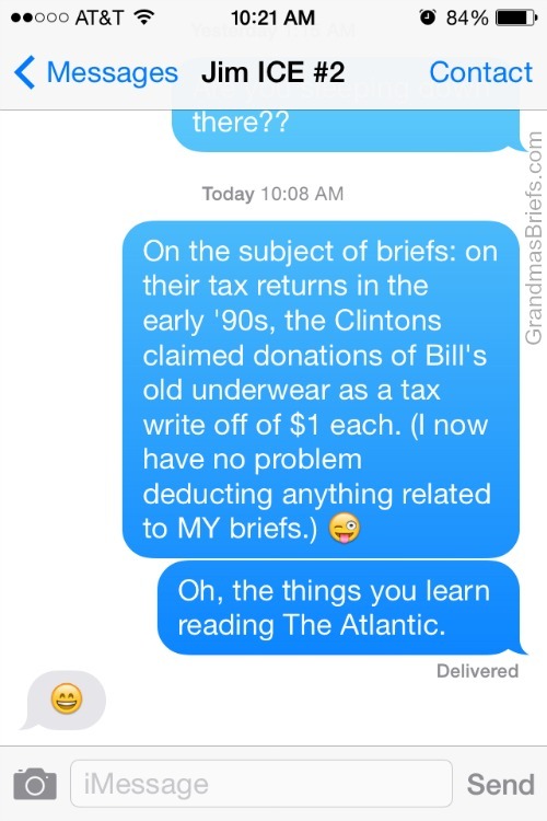 clinton's briefs