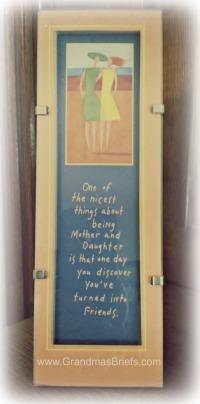 Mothers and Daughters plaque