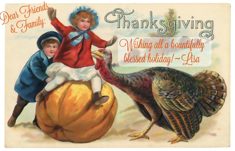 thanksgiving vintage card