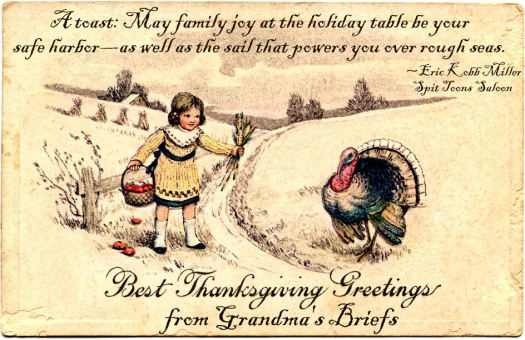 Grandma's Briefs — Home — Happy Thanksgiving