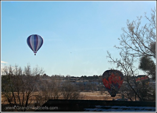 hot air balloon descent