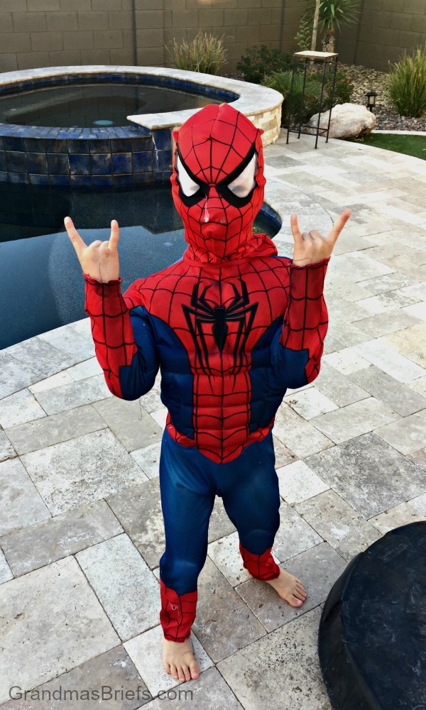 six year old spider man
