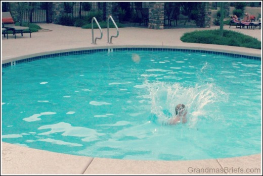swimming pool splash