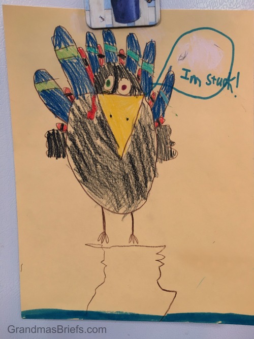hand drawn turkey