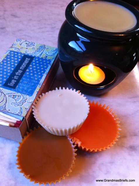 scented tarts from candle wax