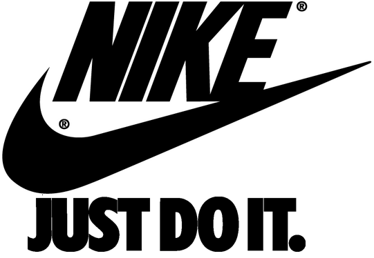 nike just do it transparent