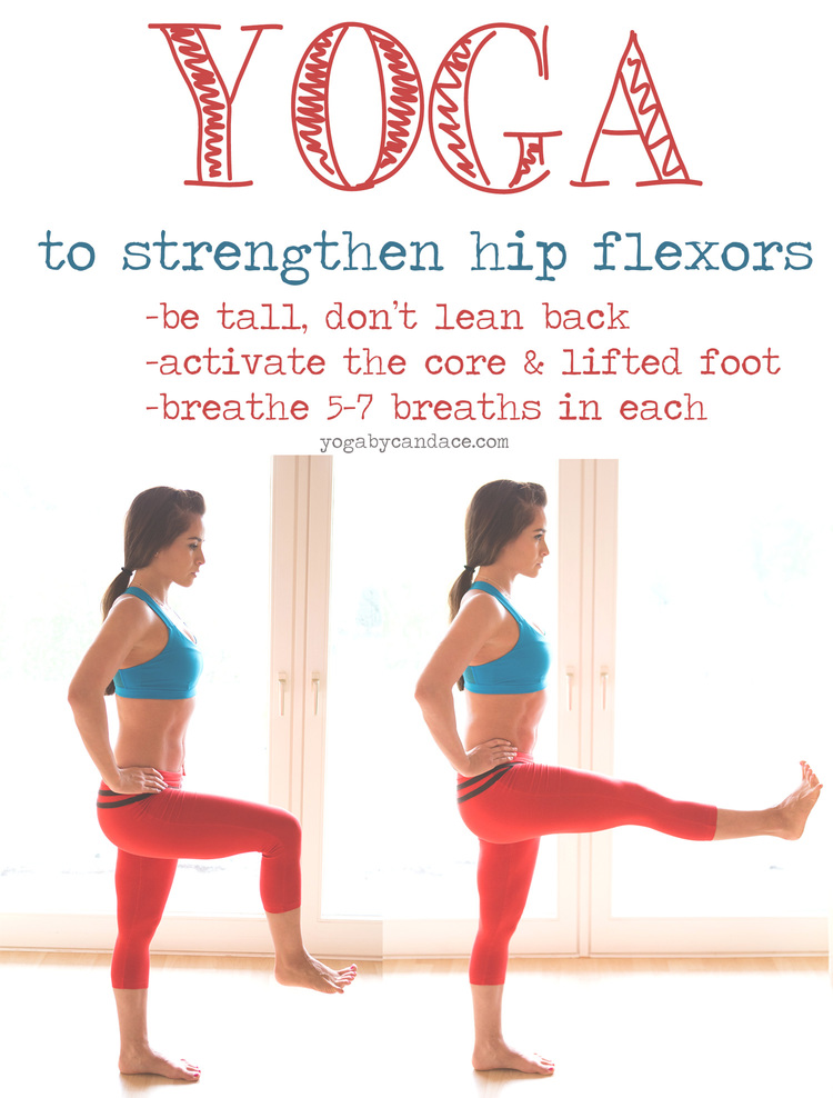 Pin it! How to strengthen the hip flexors.  Wearing: Wellicious pants, lululemon sports bra.