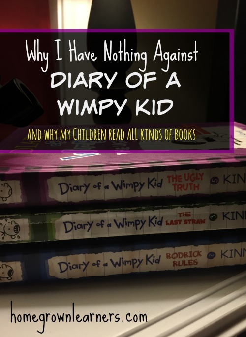Why I Let My Kids Read Diary of a Wimpy Kid