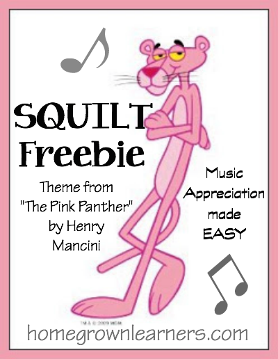 Free SQUILT Lesson: Theme From The Pink Panther — Homegrown Learners
