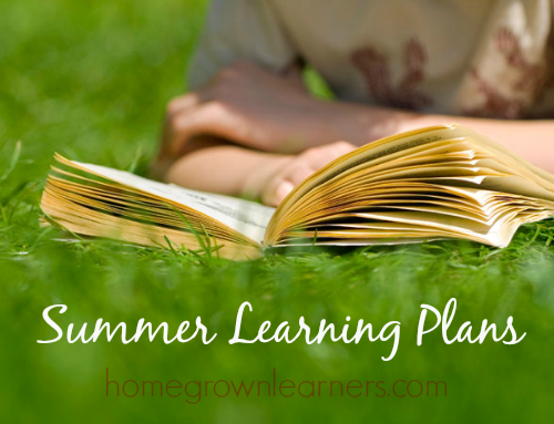 Summer Learning Plans and Purchasing Curriculum