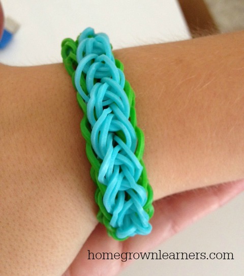 starburst rubber band bracelet