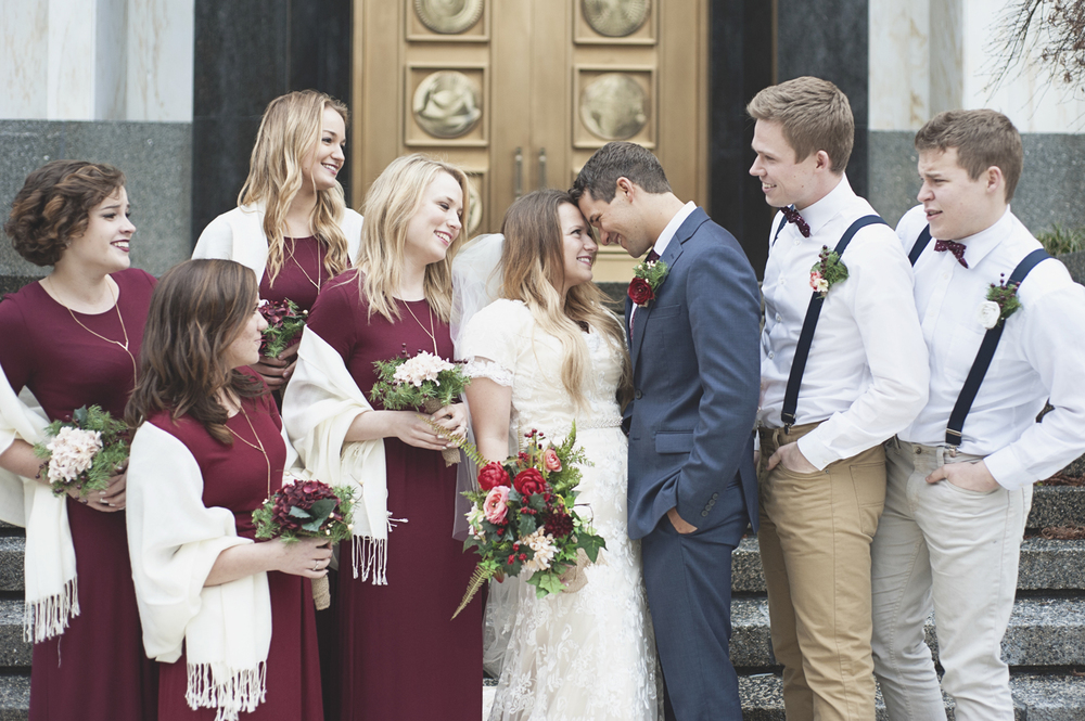 LDS Temple Winter Wedding | Washington DC Mormon Wedding Photographer ...