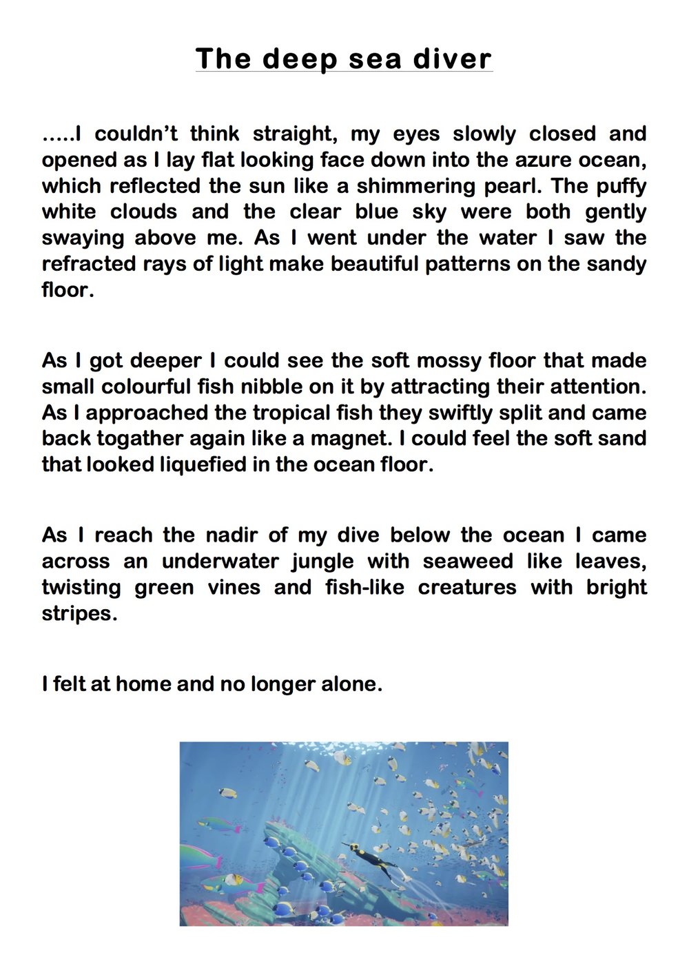 Descriptive Essay on the Ocean essays