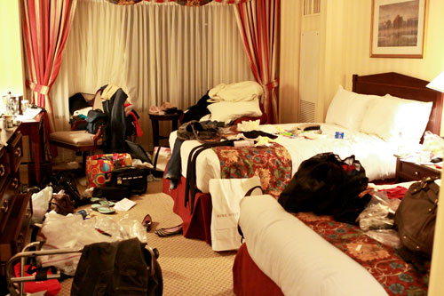 Image result for messy hotel room