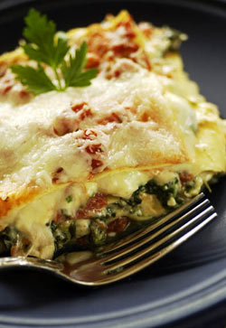 Sunday Supper...Creamy Chicken and Spinach Lasagna — Providence Design