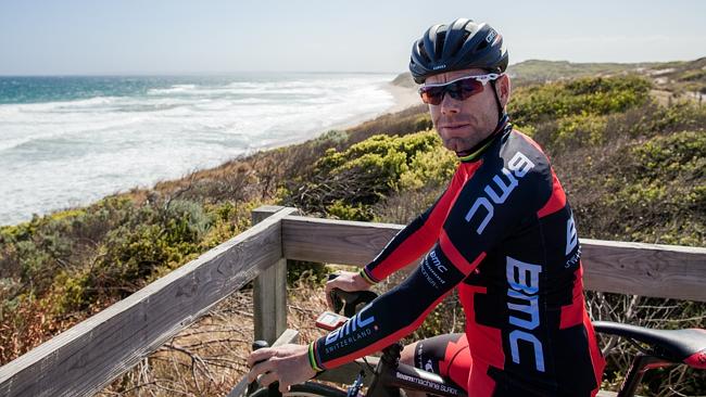 Cadel Evans prepares for the road race in his honour. image source - News Corp