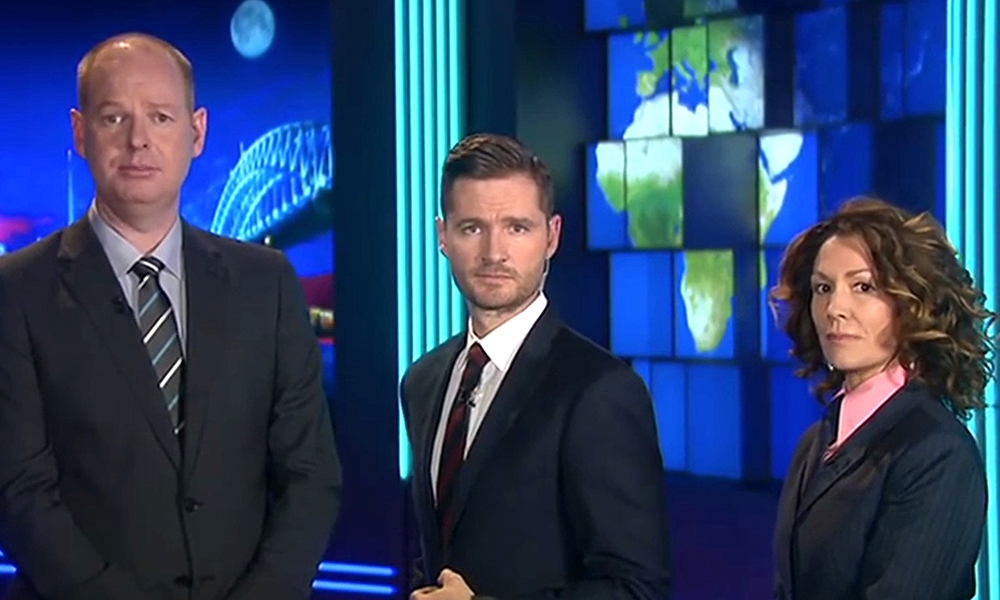 The Weekly lineup - Tom Gleeson, Charlie Pickering and Kitty Flanagan. image copyright - ABCTV