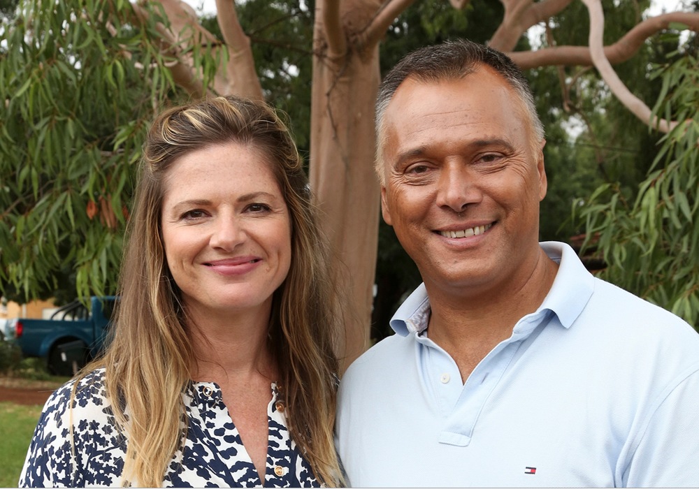 Julia with Stan Grant image - supplied/ABCTV