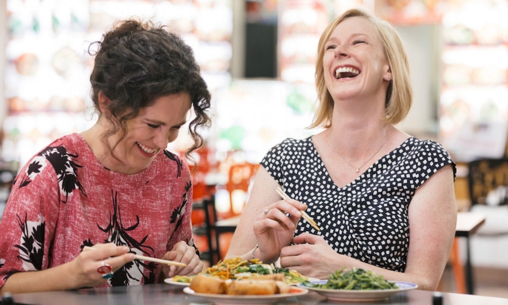 Annabel Crabb and Leigh Sales image supplied/ABCTV