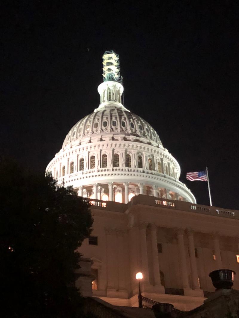 There isn't a quieter, more intimate prayer-closet I know,  than Capitol Hill on a balmy evening in the wee hours, just one-on-One  with the Father. 