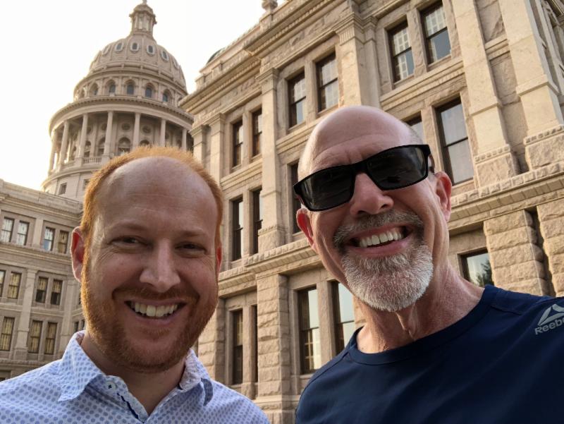 With my good buddy Seth Parker in Austin, TX