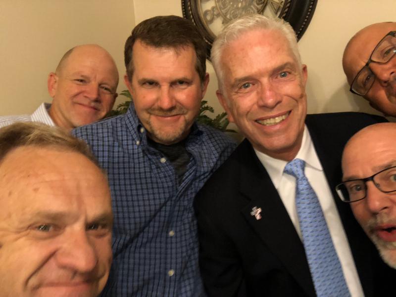 All these brothers have my back. L-R: Pastors Pasi Sikio, Mark Eaton &amp; Rodney Lord,  Congressman Bill Johnson, Pastor Gordie Deer