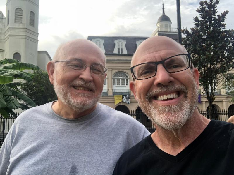 My dear friend, Pastor Alan Ferguson and me in New Orleans
