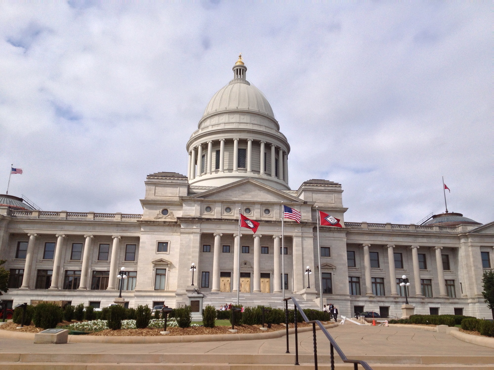 The Statehouse in Little Rock