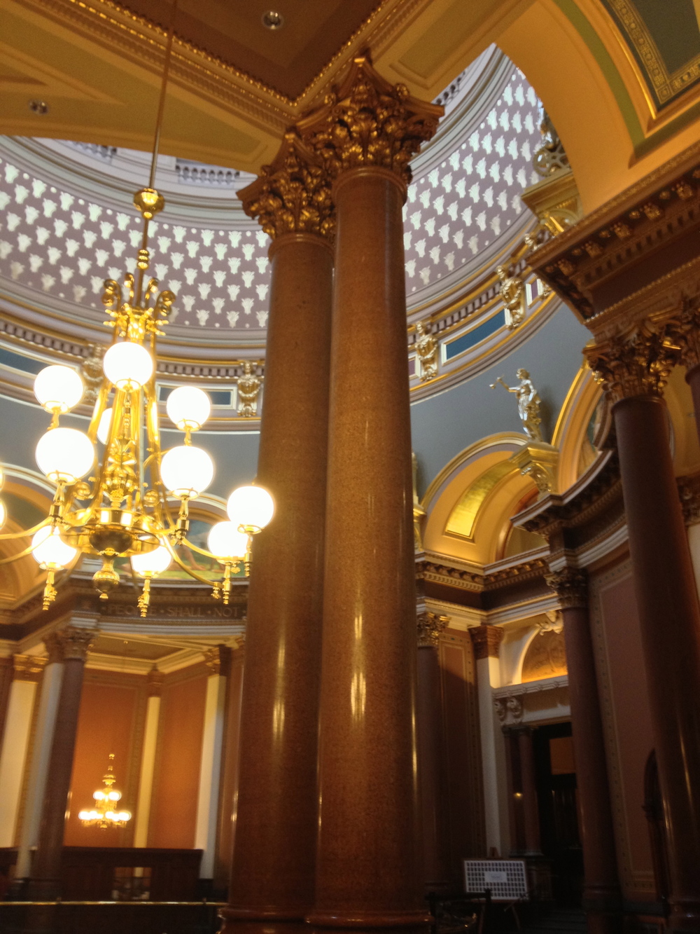 The Statehouse of this highly-engaged state is gorgeous. 