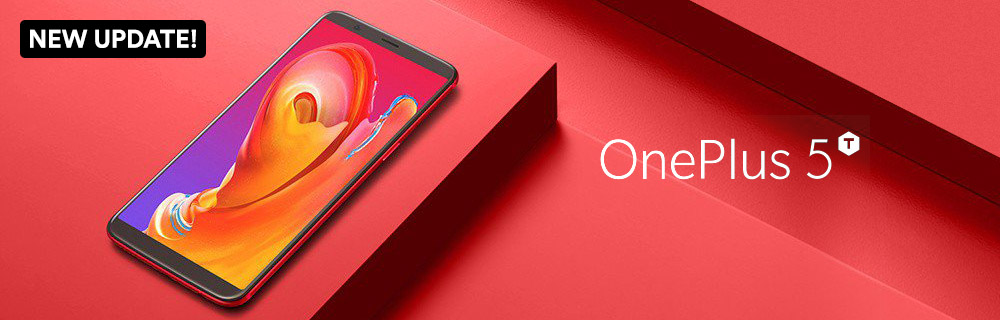Find the new OnePlus 5T Lava Red wallpaper below