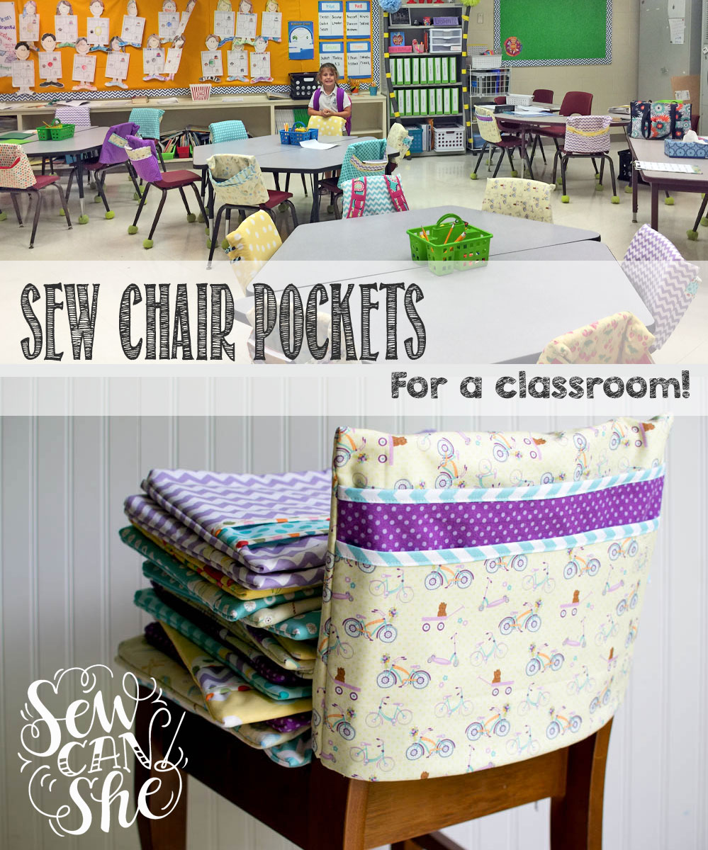 Sew Chair Pockets For A Classroom The Fast Easy Way