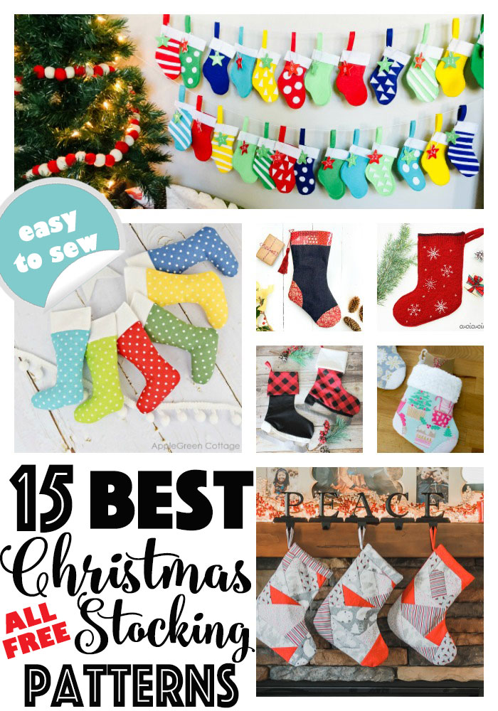 The 15 BEST Free Christmas Stocking Sewing Patterns on the Web!