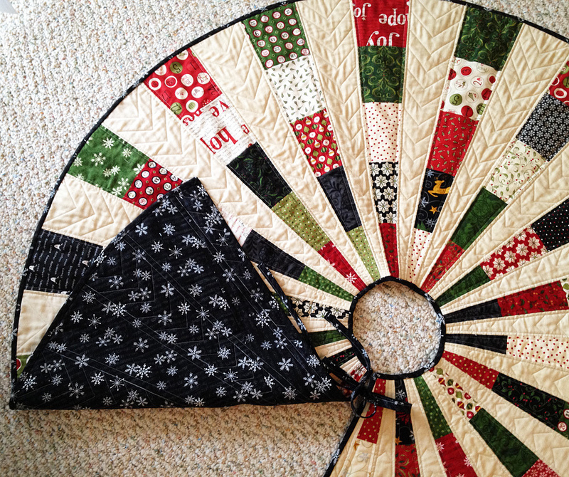 Quilted Christmas Tree Skirt Pattern