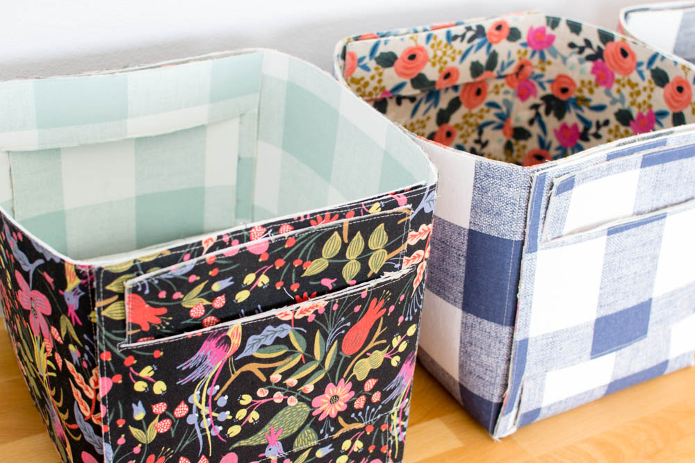 color choices for fabric storage basket