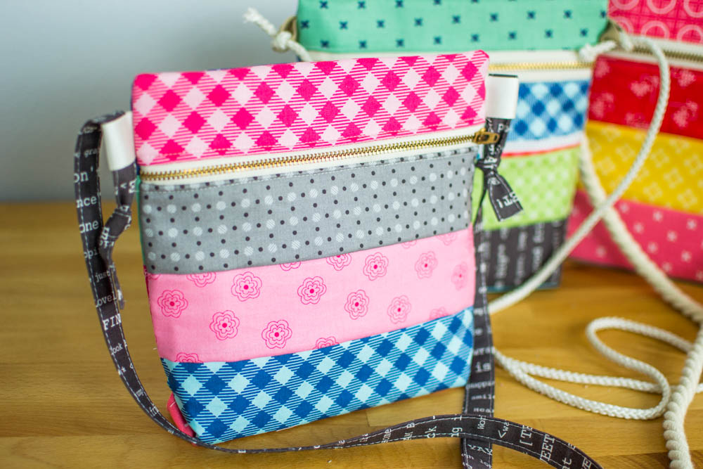 Sew up a Cross Body Zipper Tote! {free pattern!} — SewCanShe | Free Sewing Patterns for Beginners