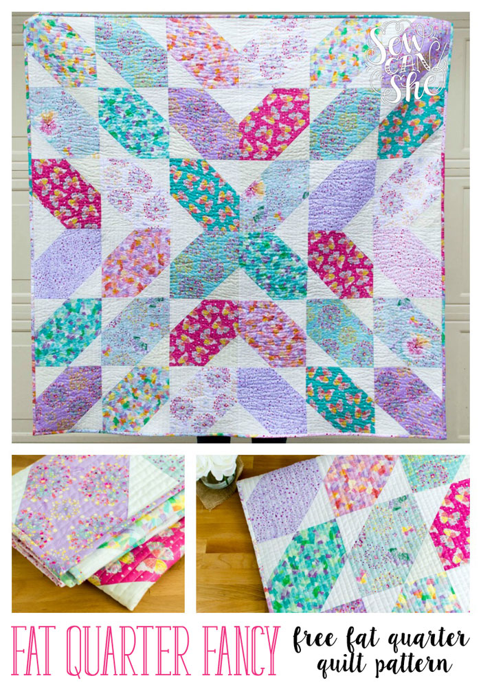 free fat quarter quilt patterns to download