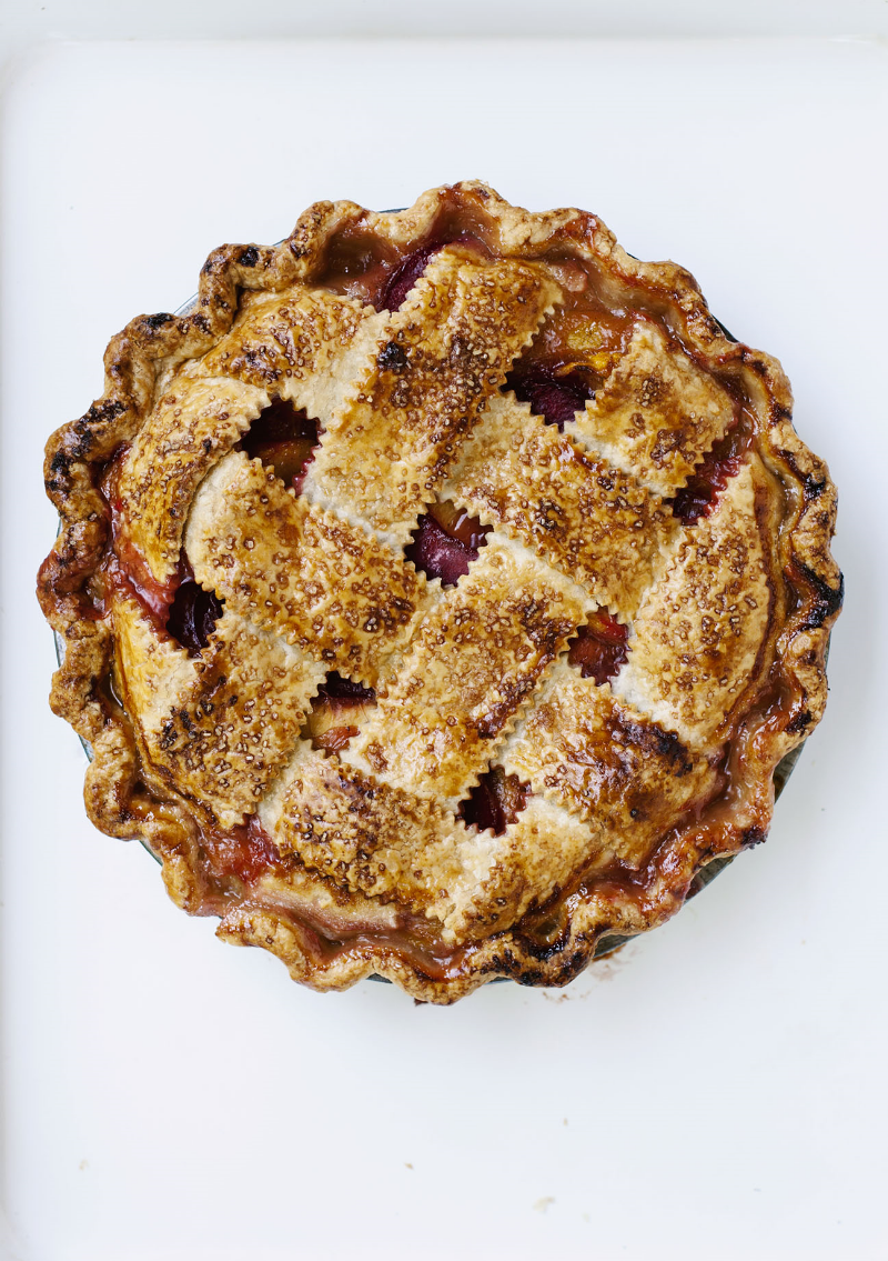 Peach Plum Pie for the Globe + Mail | Tara O'Brady