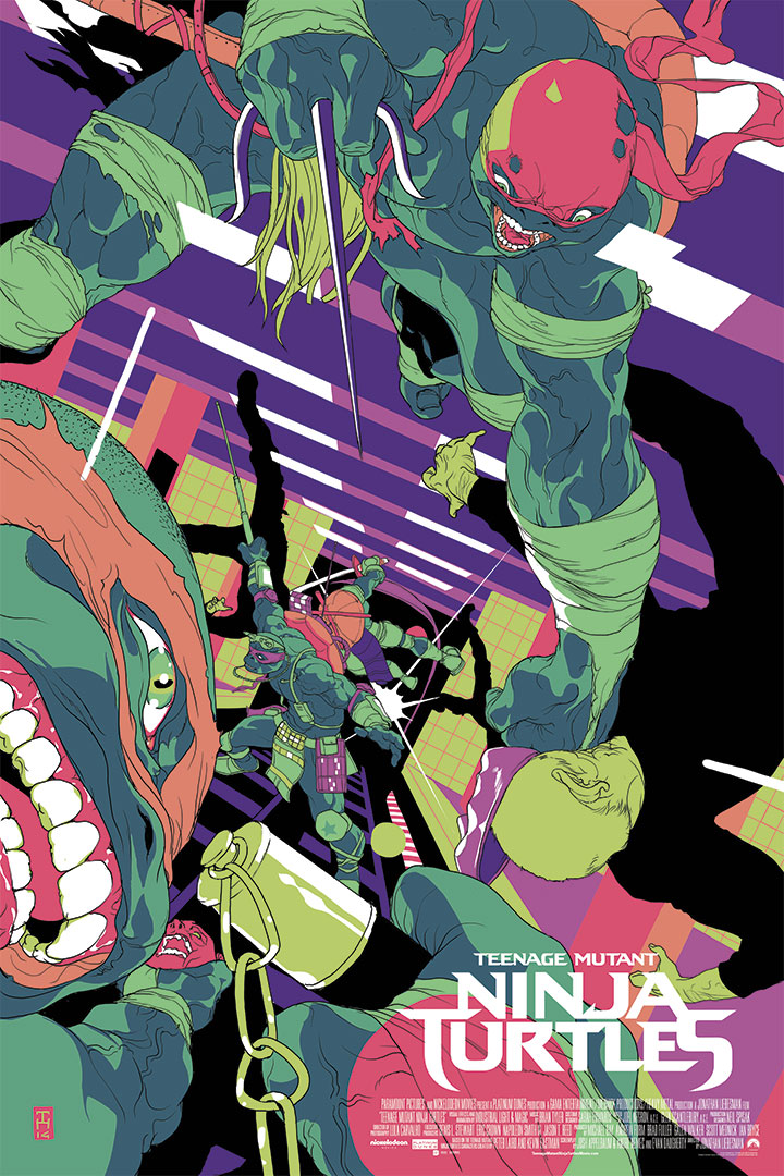 TMNT for Paramount, as part of the http://www.legendoftheyokai.com/ series, inspired by the TMNT move.