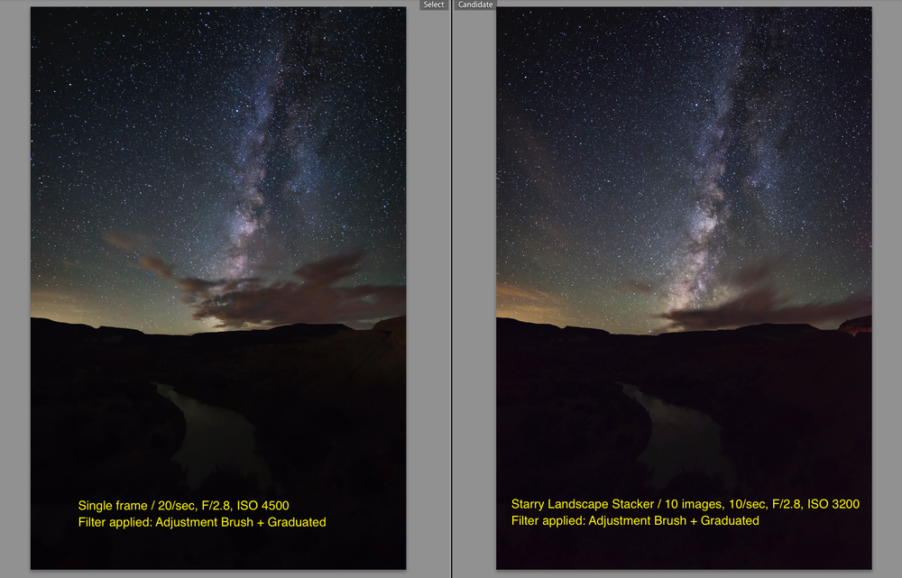 Single image on left and SLS file on right 
